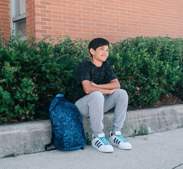 Student with XPAND laces